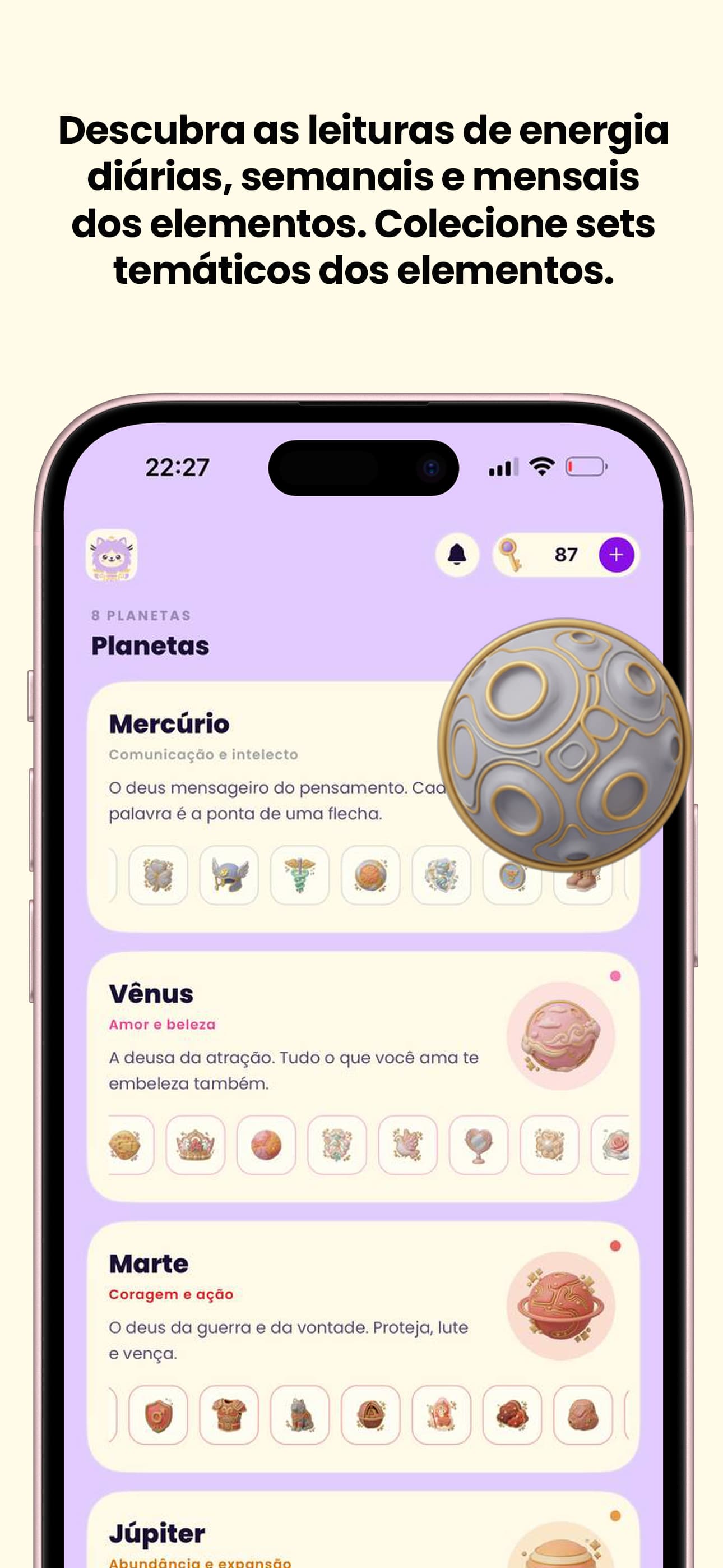 Energias dos Elementos